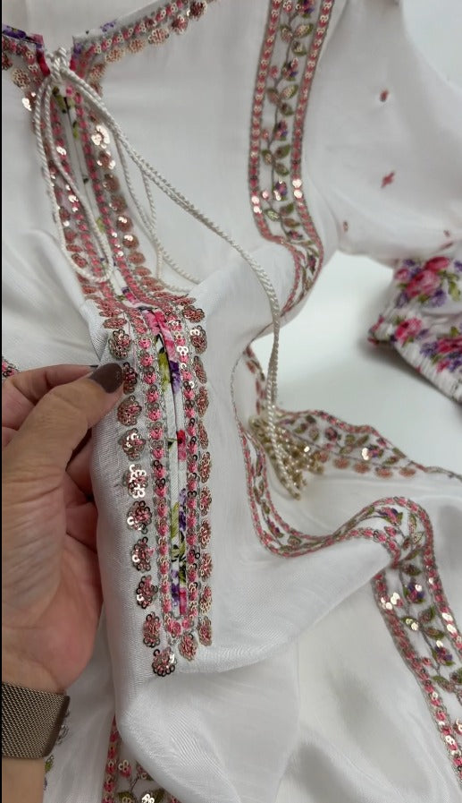 Stitched UnStitched 3PC & 2PC Premium Quality Raw Silk